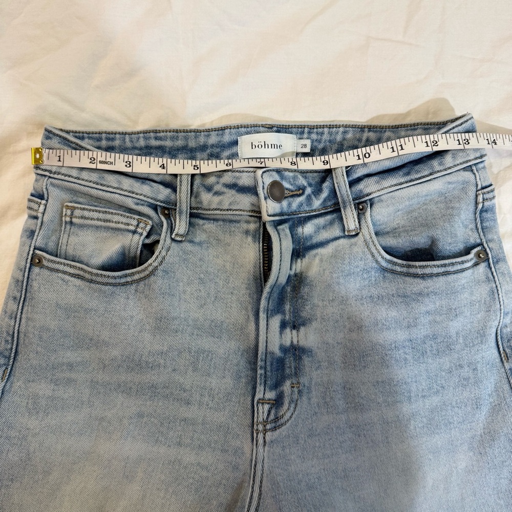 Böhme High-Waisted Wide Leg Jeans – Size 28 - Picture 7 of 11